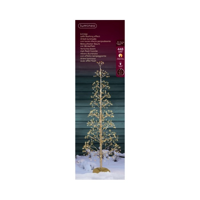 ALBERO 448 LED LUCE CALDA FREDDA H.120